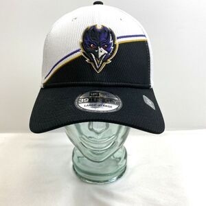 Baltimore Ravens New Era 39Thirty NFL On-Field Cap Men's L/XL Stretch Fit Hat